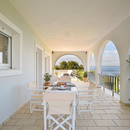 Вилла Lioniskari Seaviews - Paxoi'S Private Pool Oasis Porto Ozias Экстерьер фото