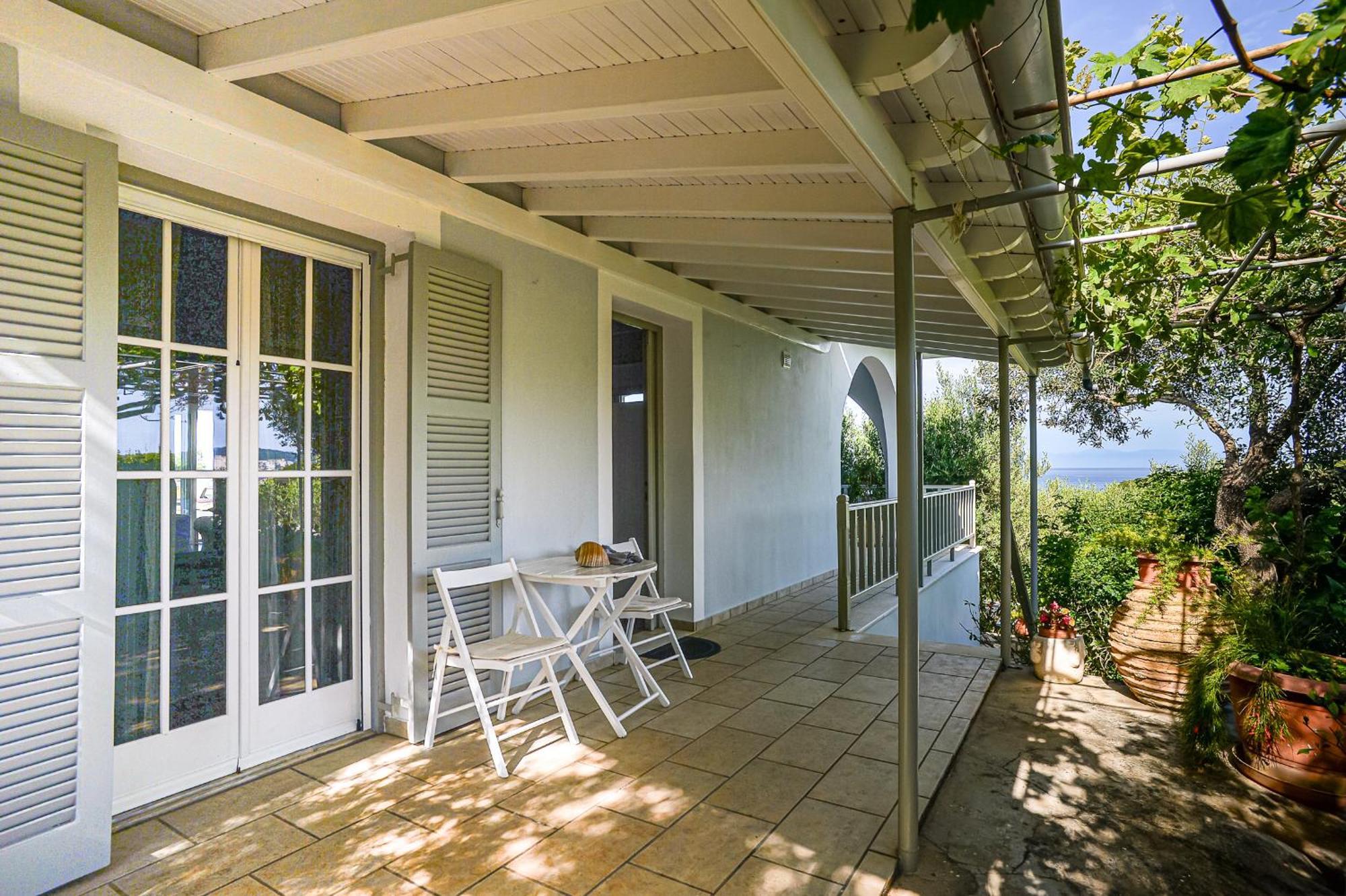 Вилла Lioniskari Seaviews - Paxoi'S Private Pool Oasis Porto Ozias Экстерьер фото
