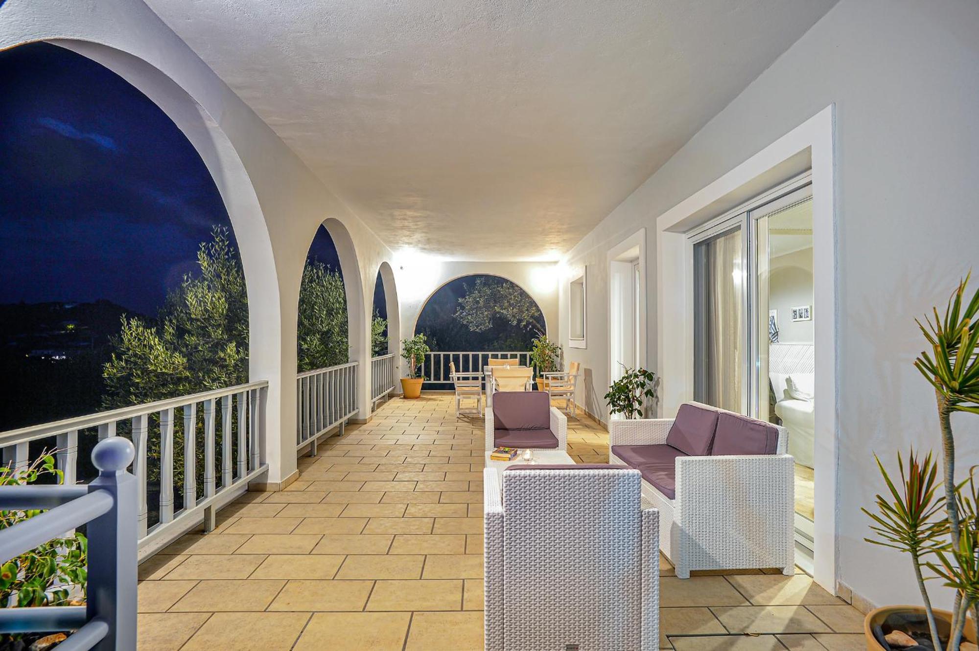 Вилла Lioniskari Seaviews - Paxoi'S Private Pool Oasis Porto Ozias Экстерьер фото