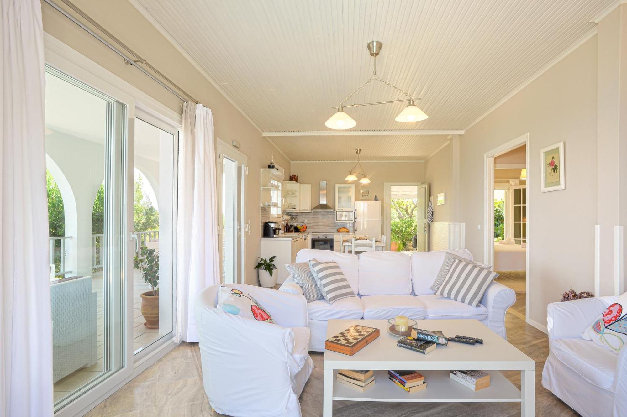 Вилла Lioniskari Seaviews - Paxoi'S Private Pool Oasis Porto Ozias Экстерьер фото
