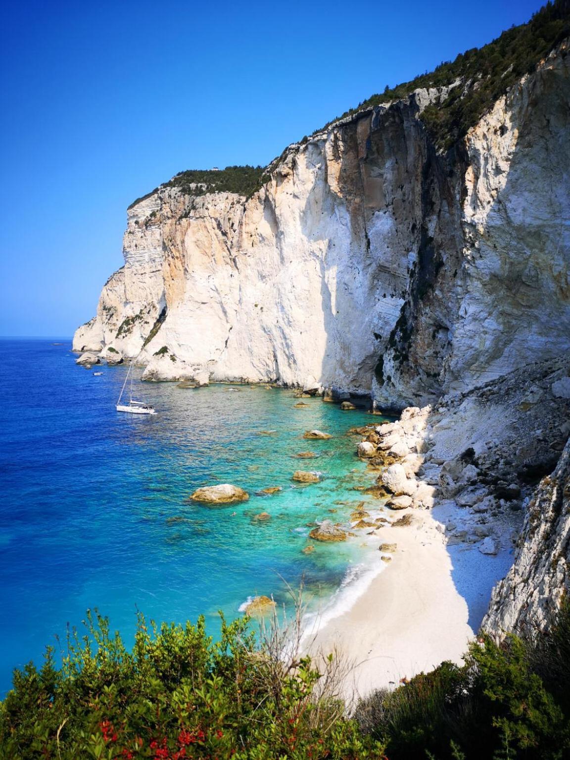 Вилла Lioniskari Seaviews - Paxoi'S Private Pool Oasis Porto Ozias Экстерьер фото